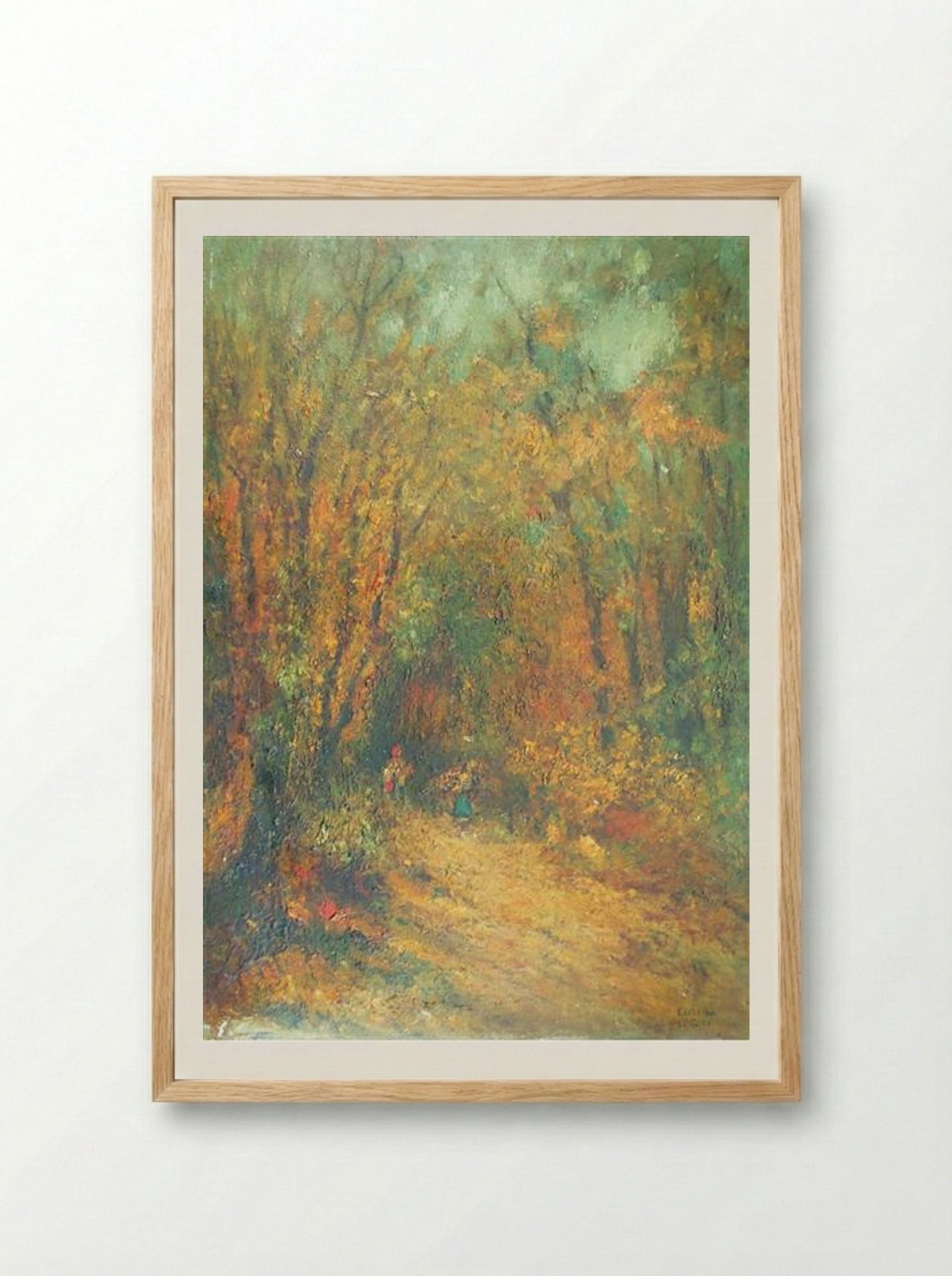 Autumn - Kimon Loghi - Framed Print Wood