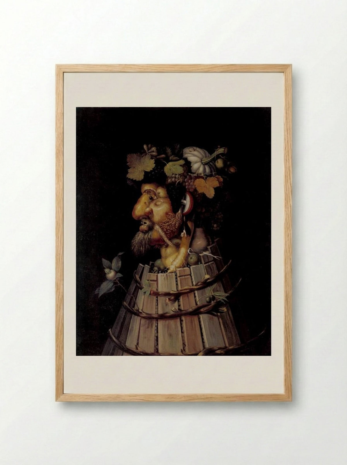 Autumn - Giuseppe Arcimboldo - Framed Print Wood