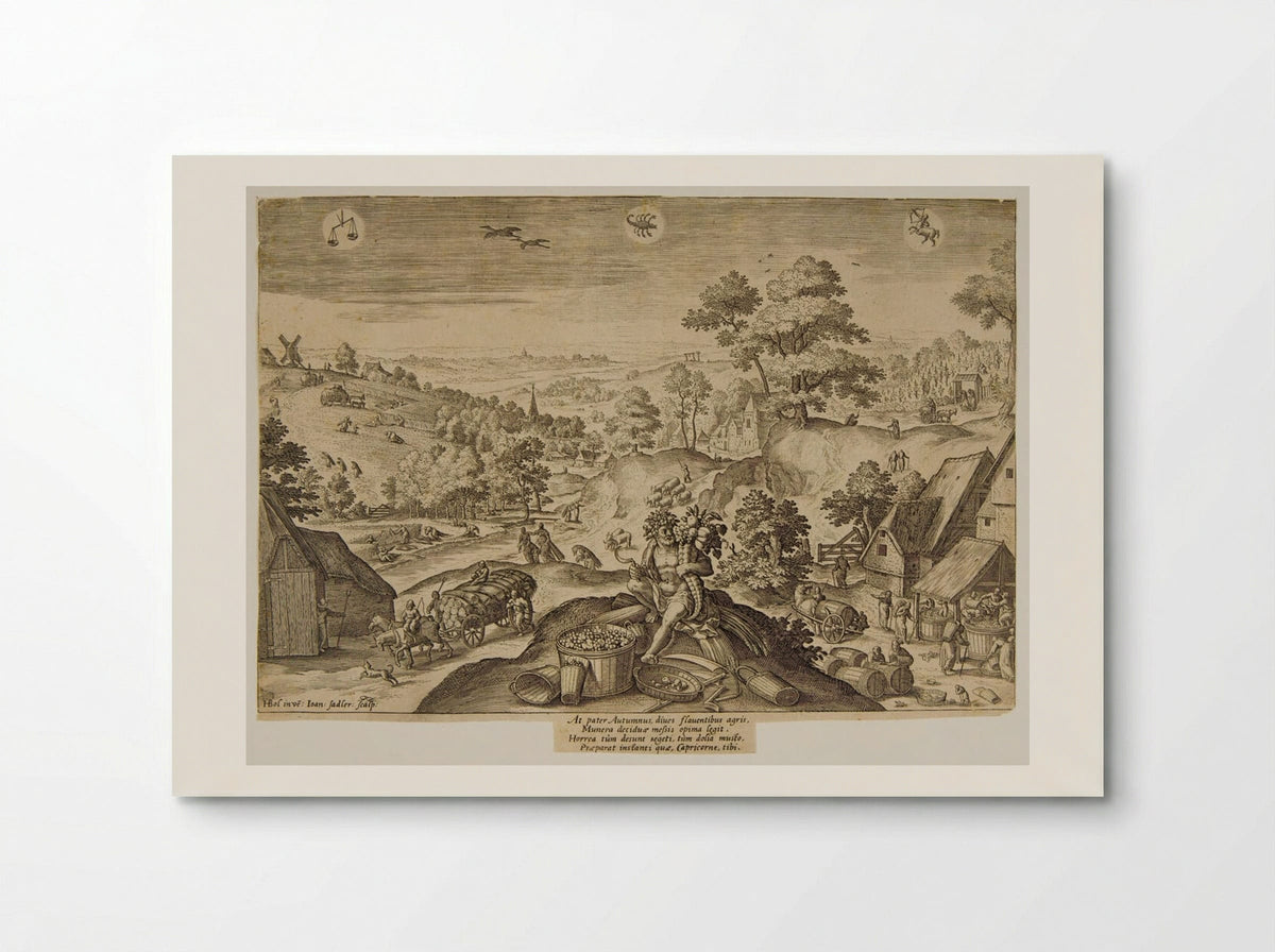 Autumn - Johann Sadeler I - Poster