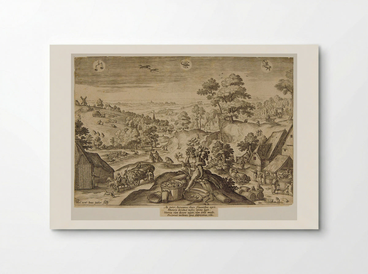 Autumn - Johann Sadeler I - Poster