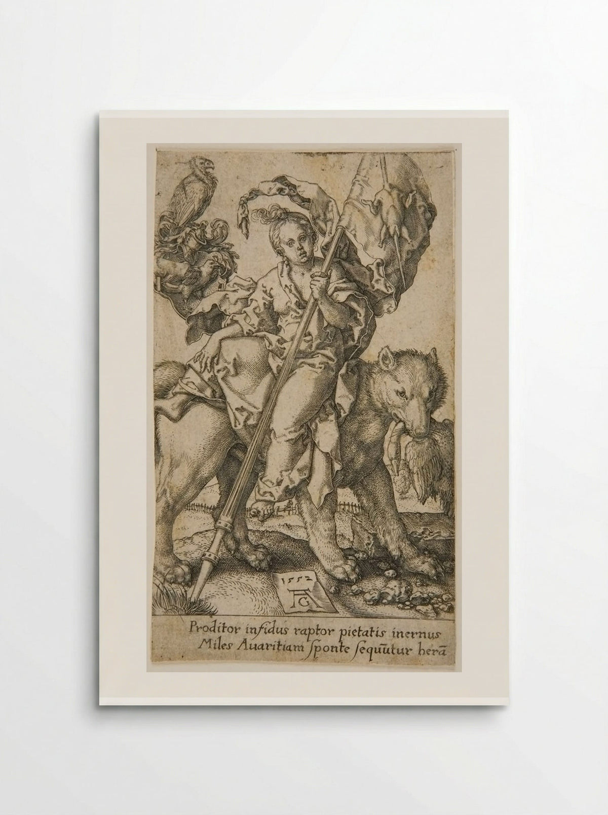 Avarice - Heinrich Aldegrever - Poster