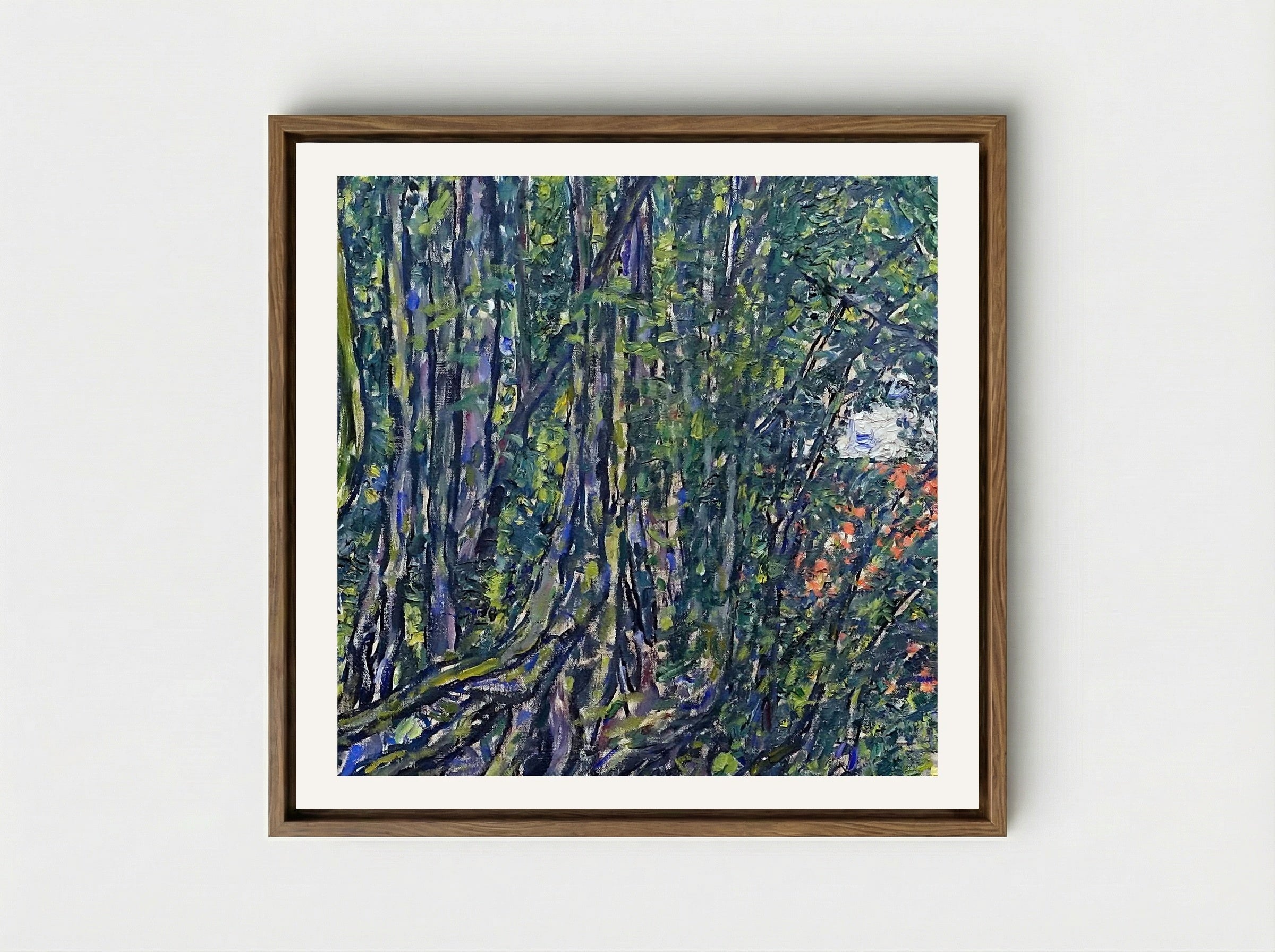 Avenue at Schloss Kammer - Gustav Klimt - Framed Canvas Wood