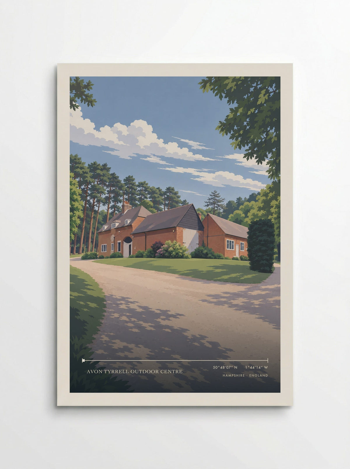 Avon Tyrrell Outdoor Centre, Hampshire | Travel Poster - Poster