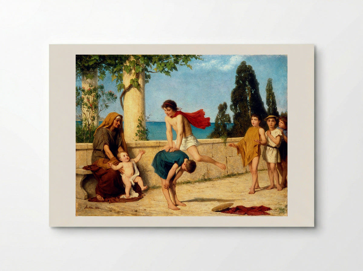 Böckligumpen - Albert Anker - Poster