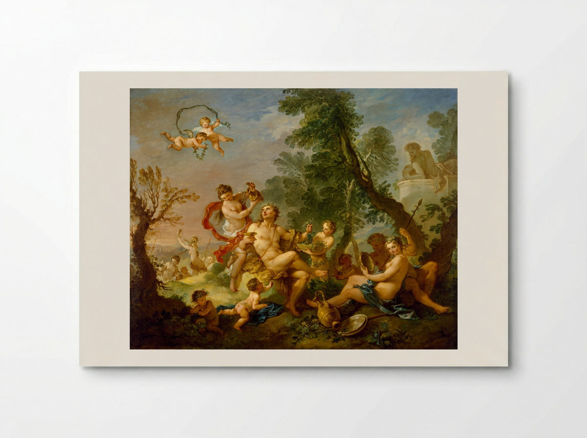 Bacchanal - Charles-Joseph Natoire - Poster