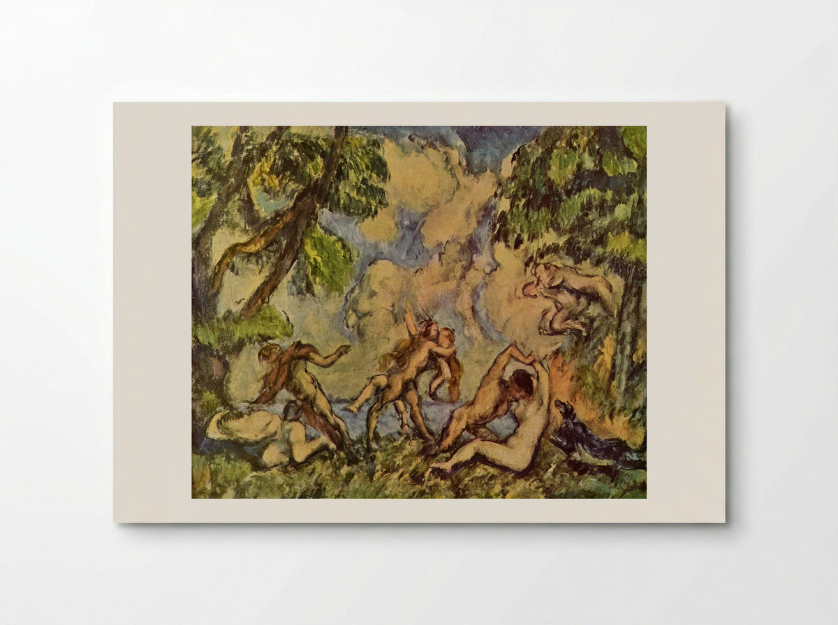 Bacchanalia (The Battle of Love) - Paul Cézanne - Poster