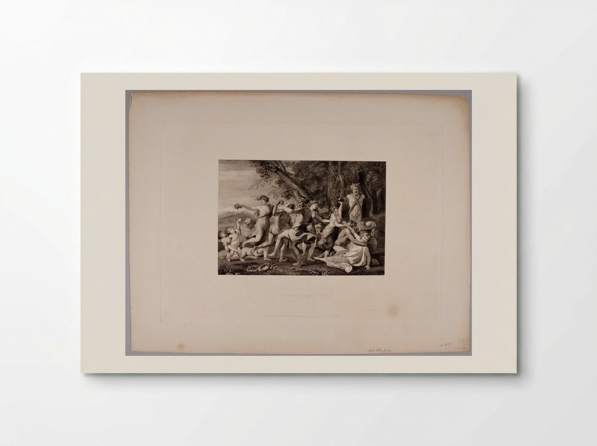 Bacchanalian Scene - George Thomas Doo - Poster
