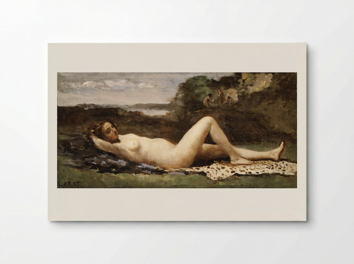 Bacchante in a Landscape - Camille Corot - Poster