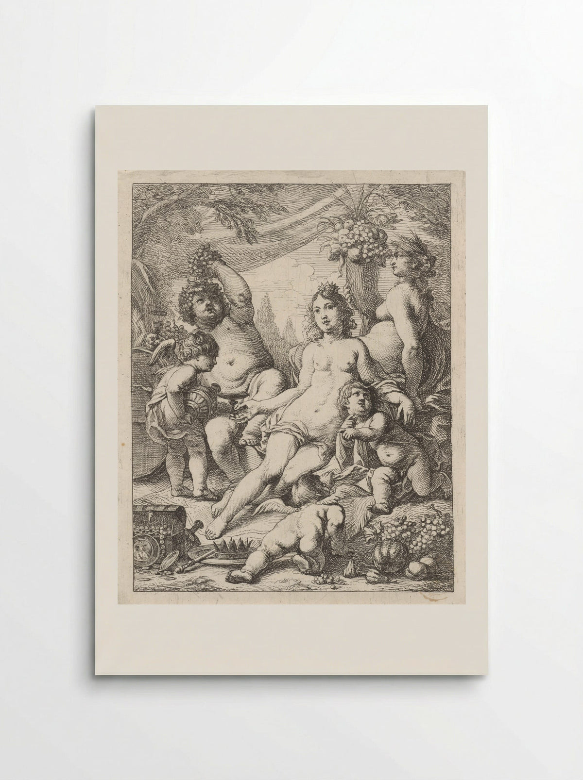 Bacchus, Ceres and Venus - Cornelis Schut (I) - Poster