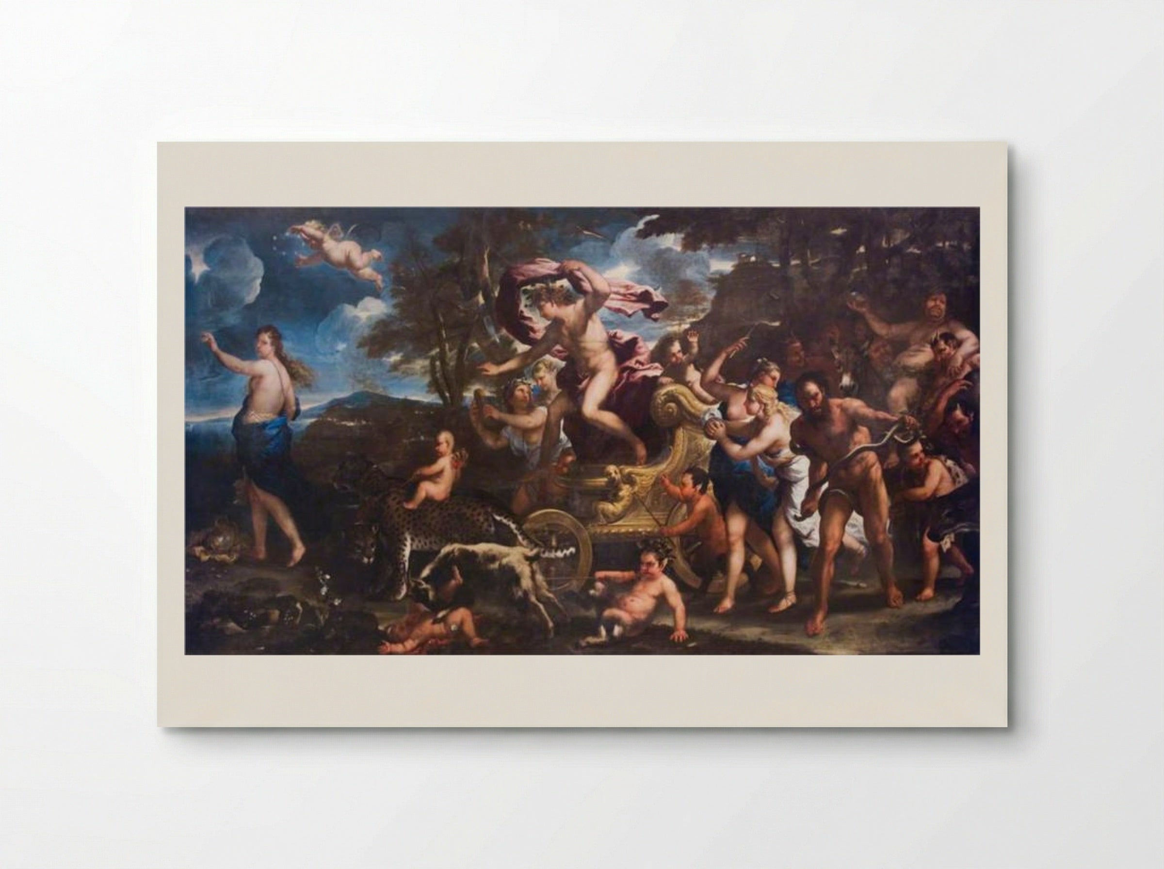 Bacchus and Ariadne - Luca Giordano - Poster