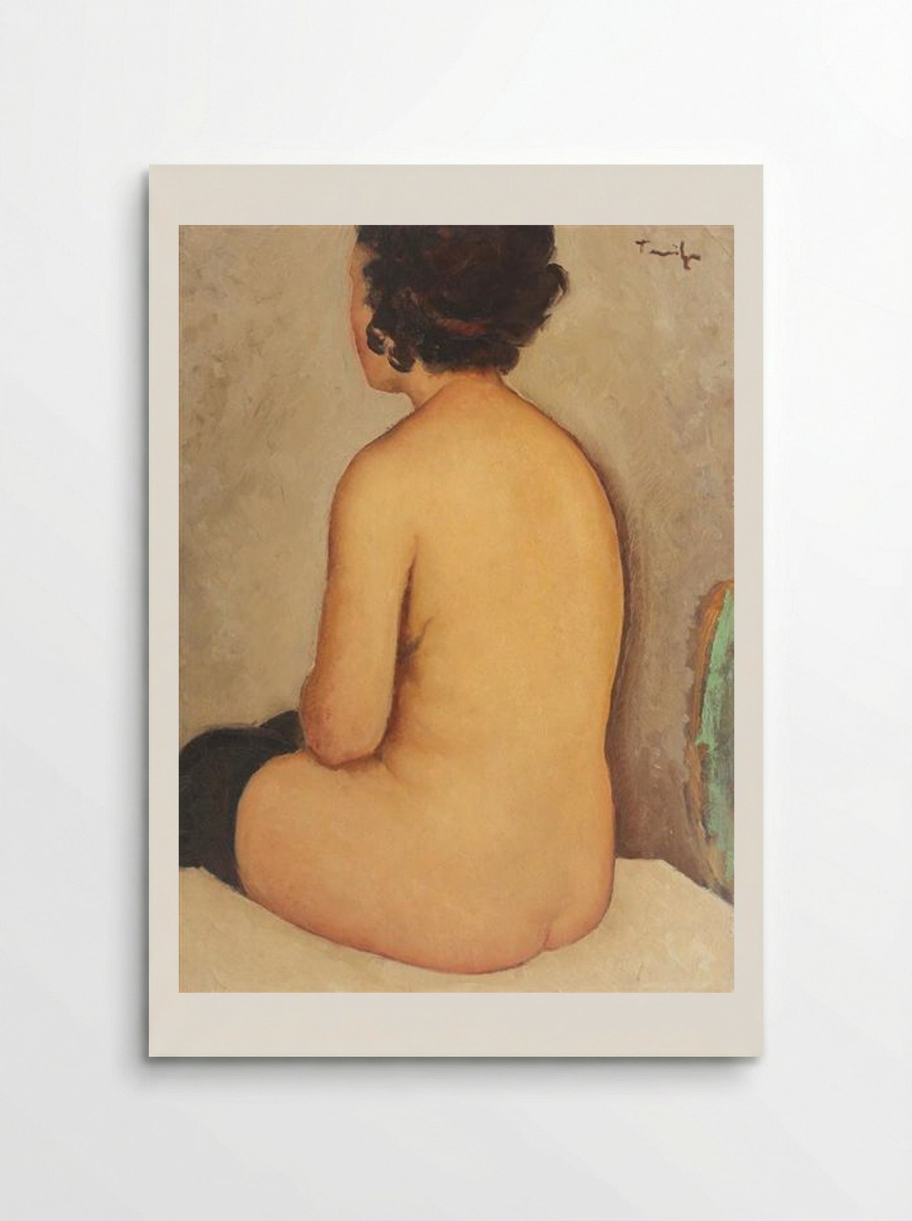 Back Nude - Nicolae Tonitza - Poster