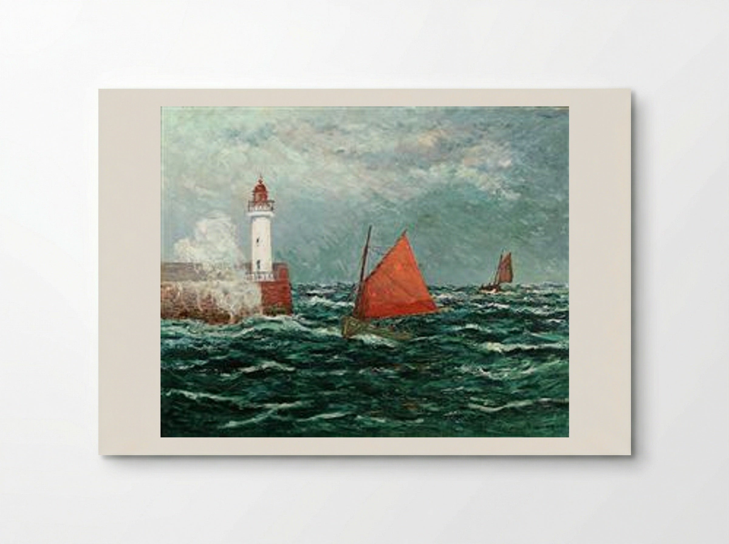 Back to Fishing boats in Belle-Isle-en-Mer - Maxime Maufra - Poster