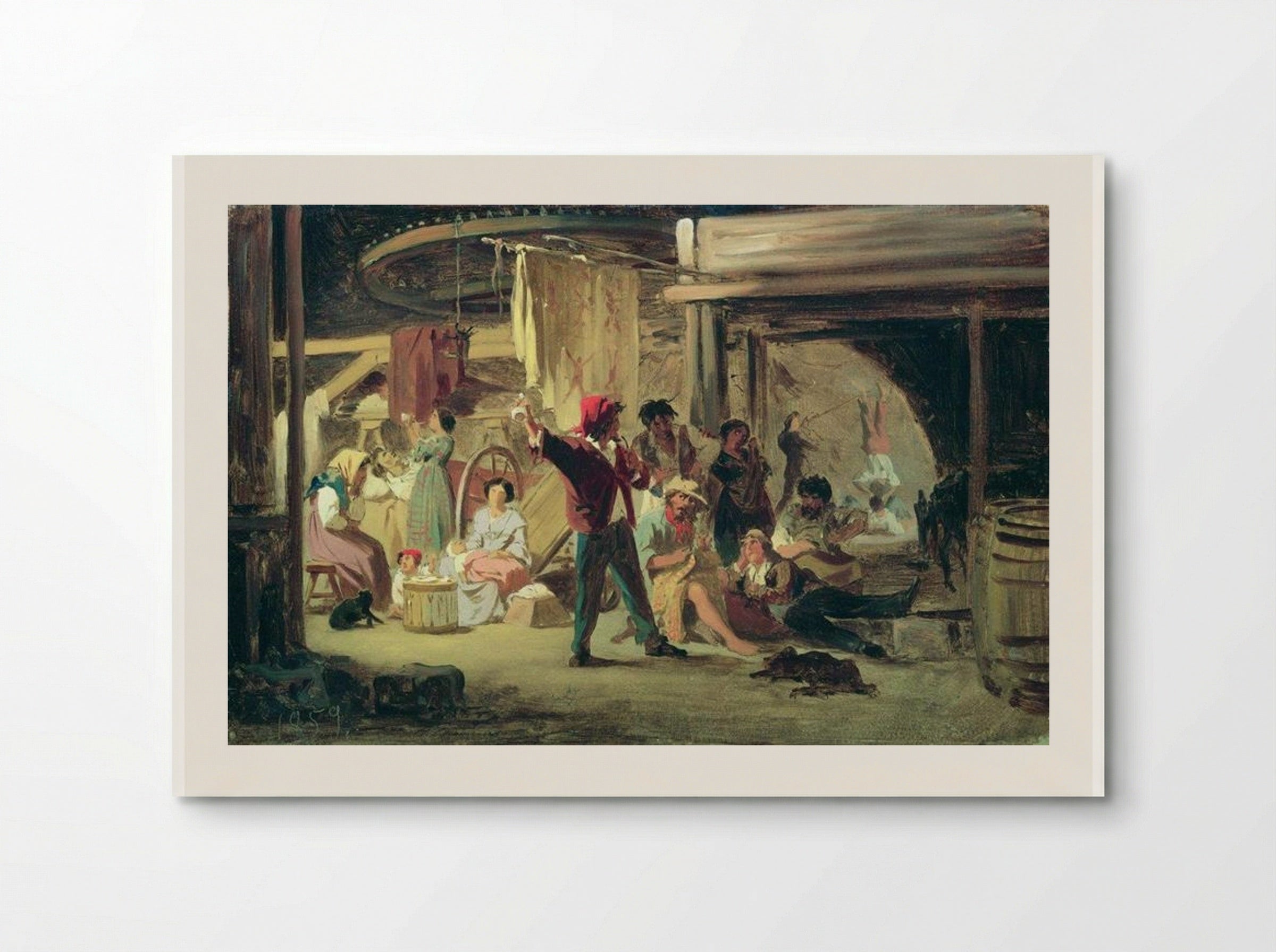 Backstage of the Circus - Fyodor Bronnikov - Poster