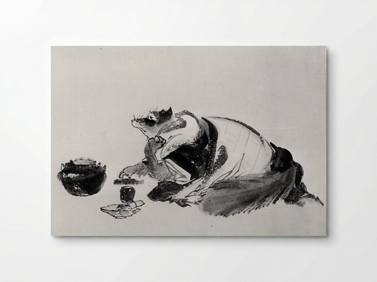 Badger (Tanuki) - Hokusai School - Poster