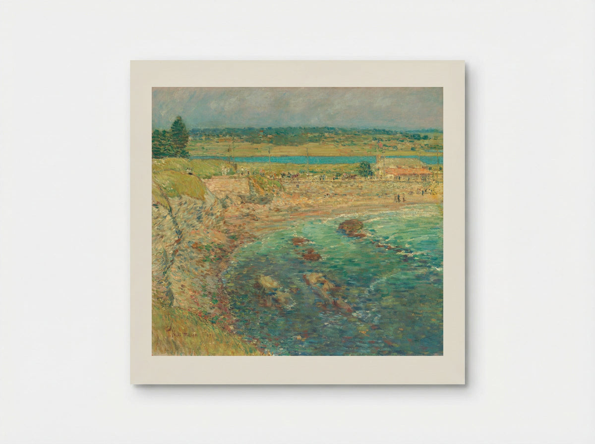 Bailey's Beach, Newport, R.I. - Childe Hassam - Poster