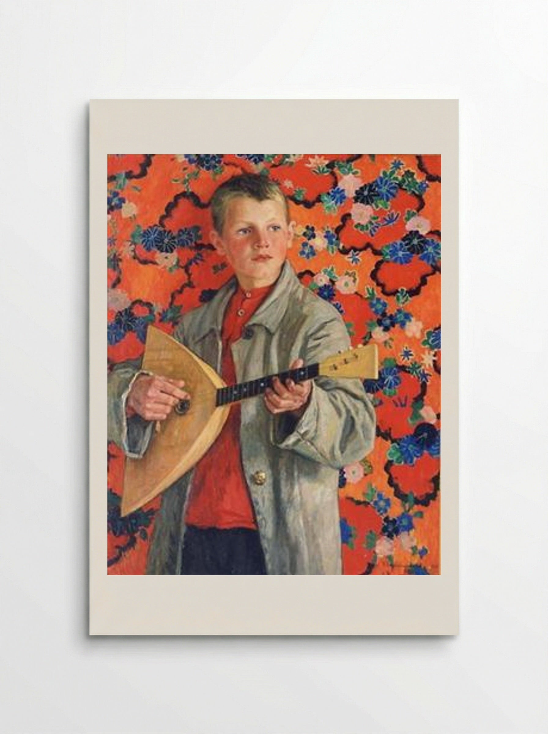 Balalaika Player - Nikolay Bogdanov-Belsky - Poster