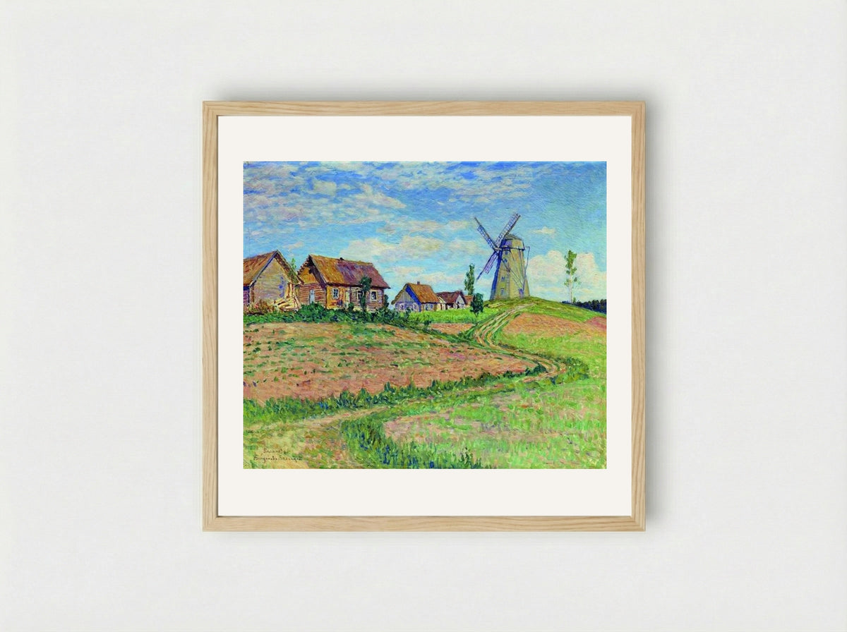 Balinovo - Nikolay Bogdanov-Belsky - Framed Print Wood