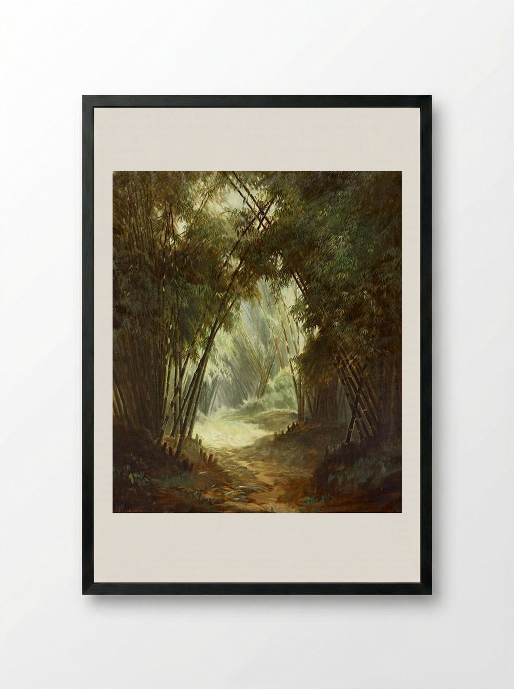 Bamboo Forest - Abdullah Suriosubroto - Framed Print Black