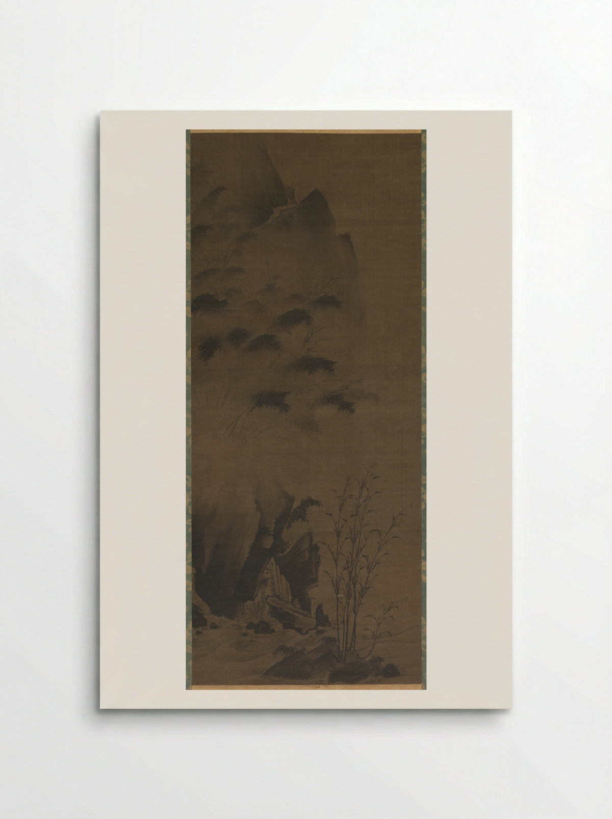 Bamboo in Rain - Genga - Poster