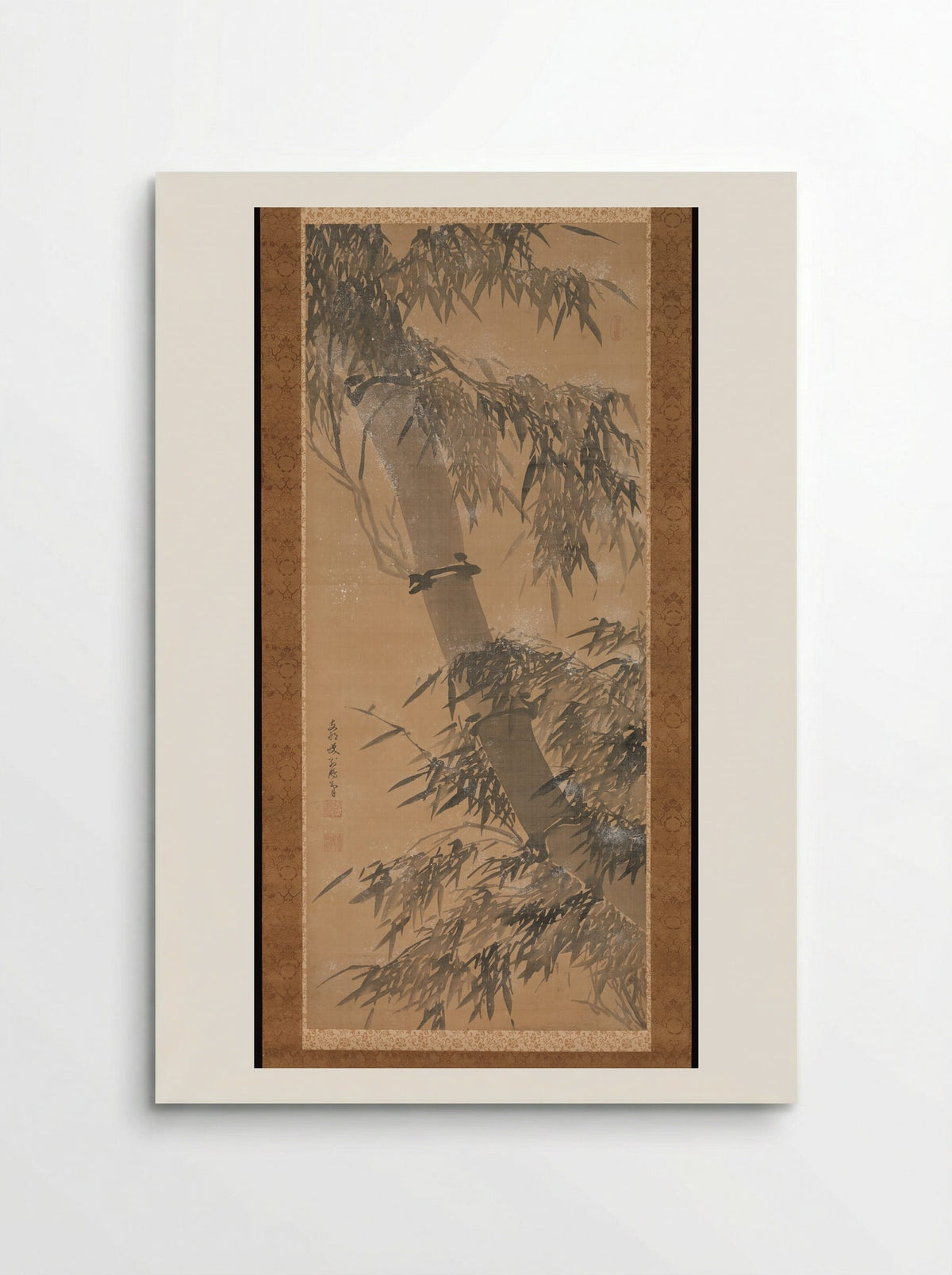 Bamboo in Snow - Dapeng Zhengkun (Taihō Shōkon) - Poster