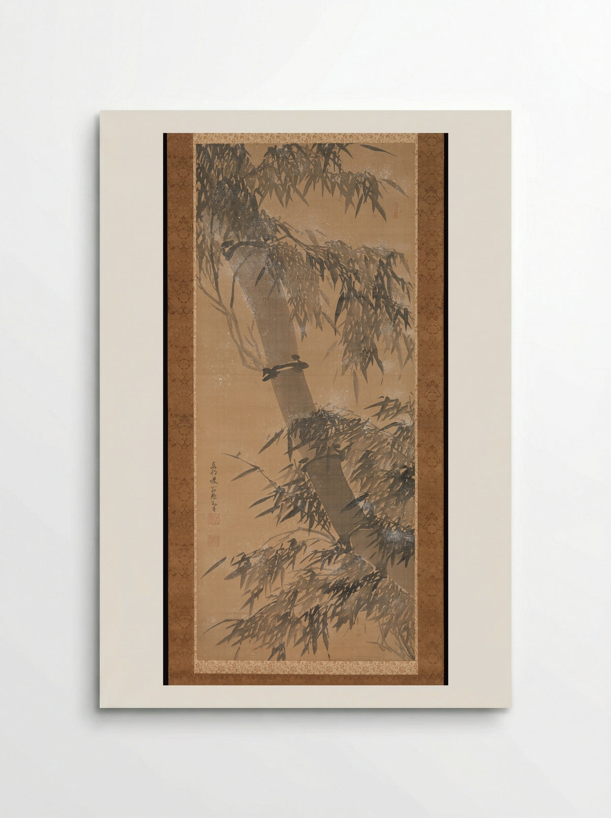 Bamboo in Snow - Dapeng Zhengkun (Taihō Shōkon) - Poster