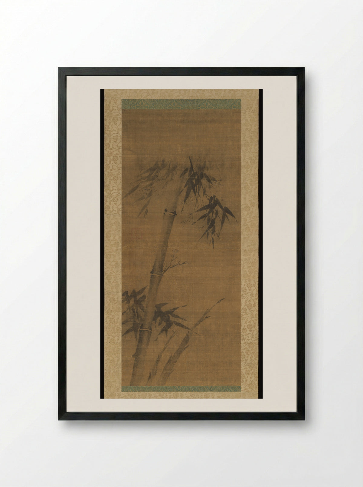 Bamboo - Kaō - Framed Print Black
