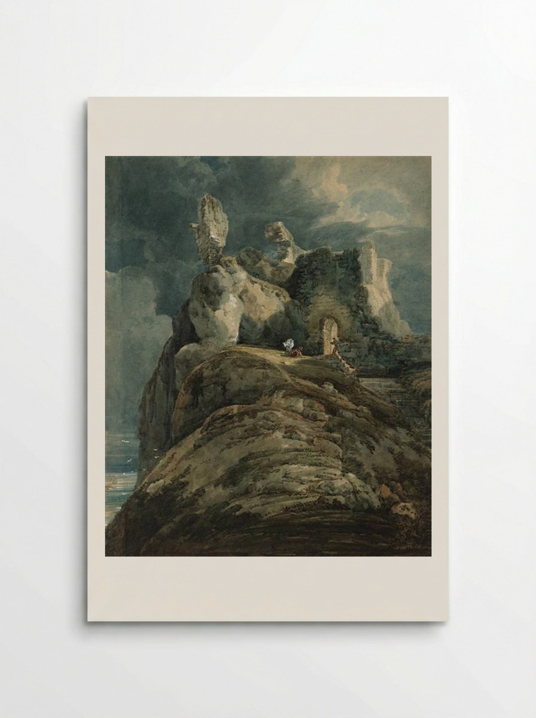 Bamburgh Castle, Northumberland - Thomas Girtin - Poster