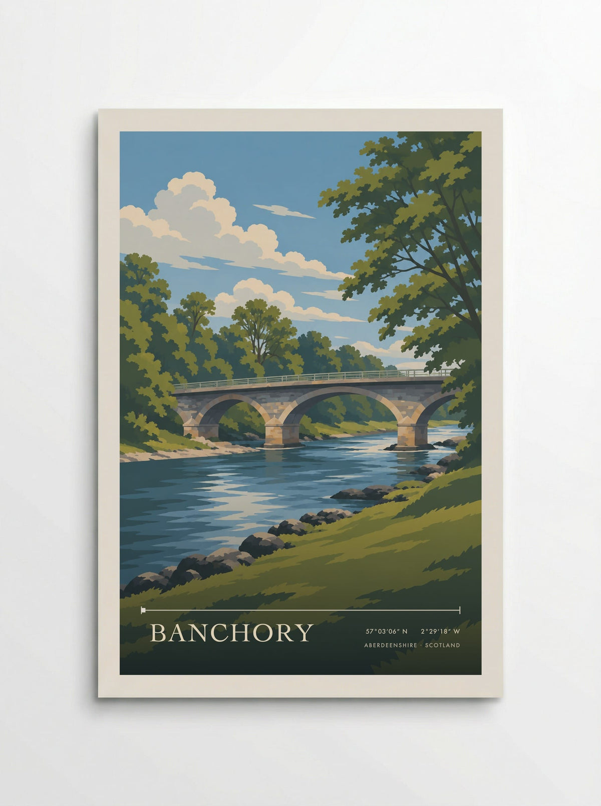 Banchory, Aberdeenshire | Travel Poster - Poster