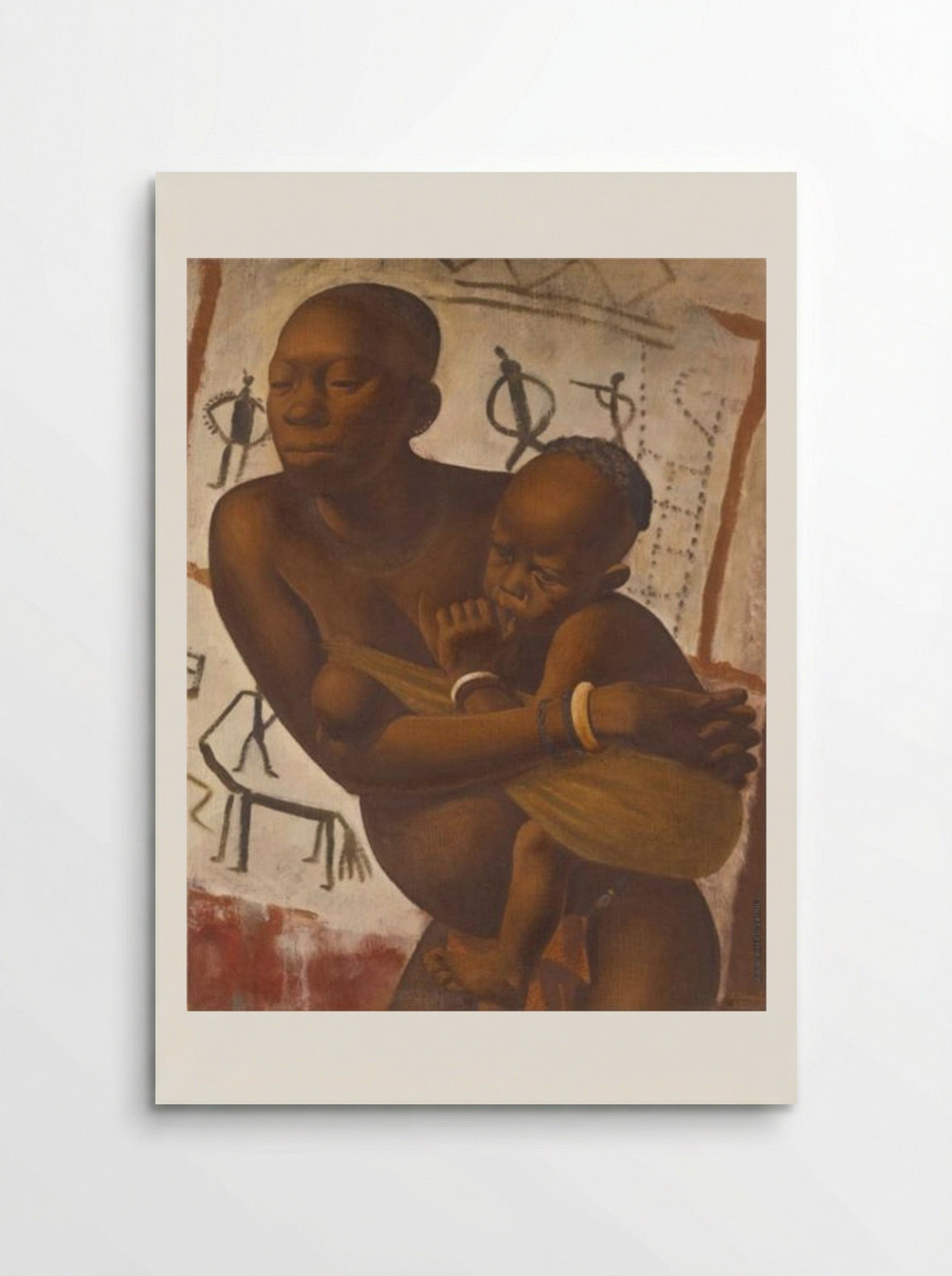 Banda Woman with a Child - Alexandre Jacovleff - Poster