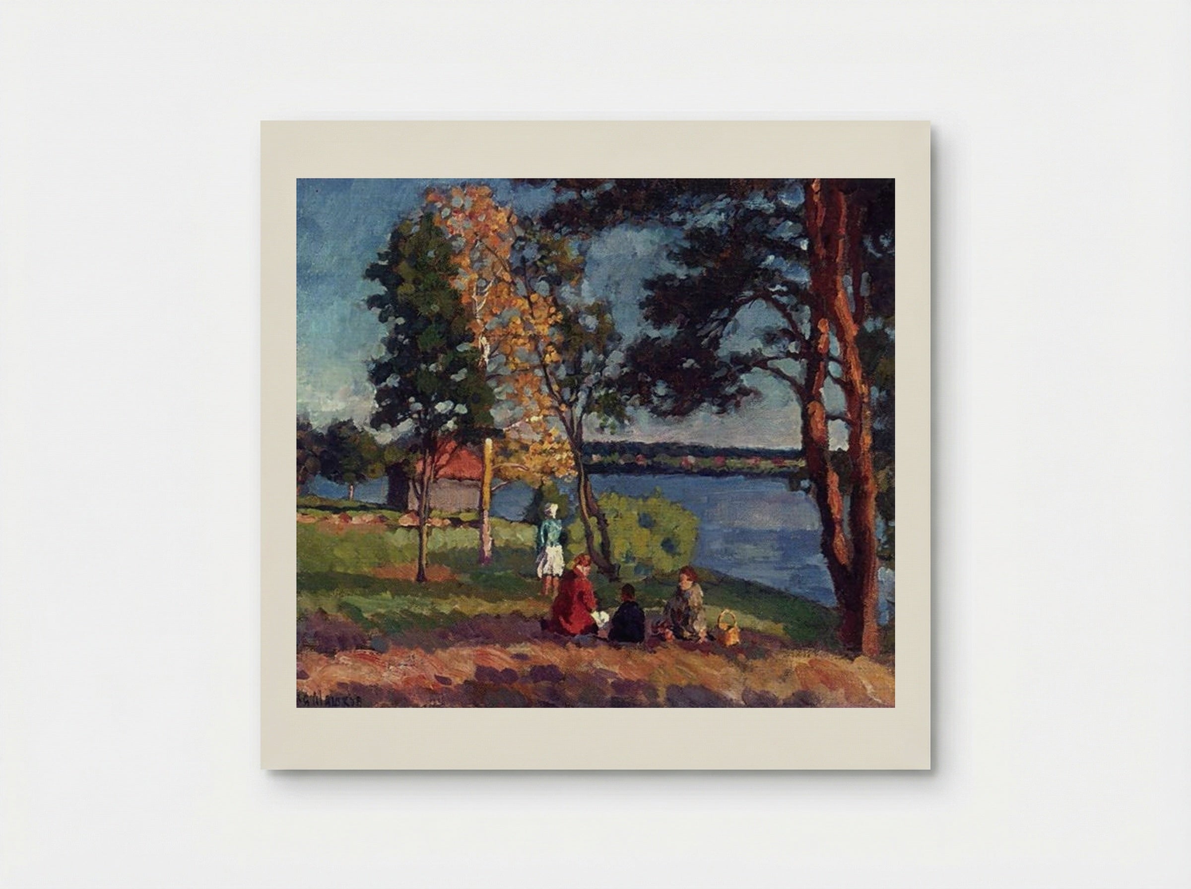 Bank of the Neva. Evening - Ilya Mashkov - Poster