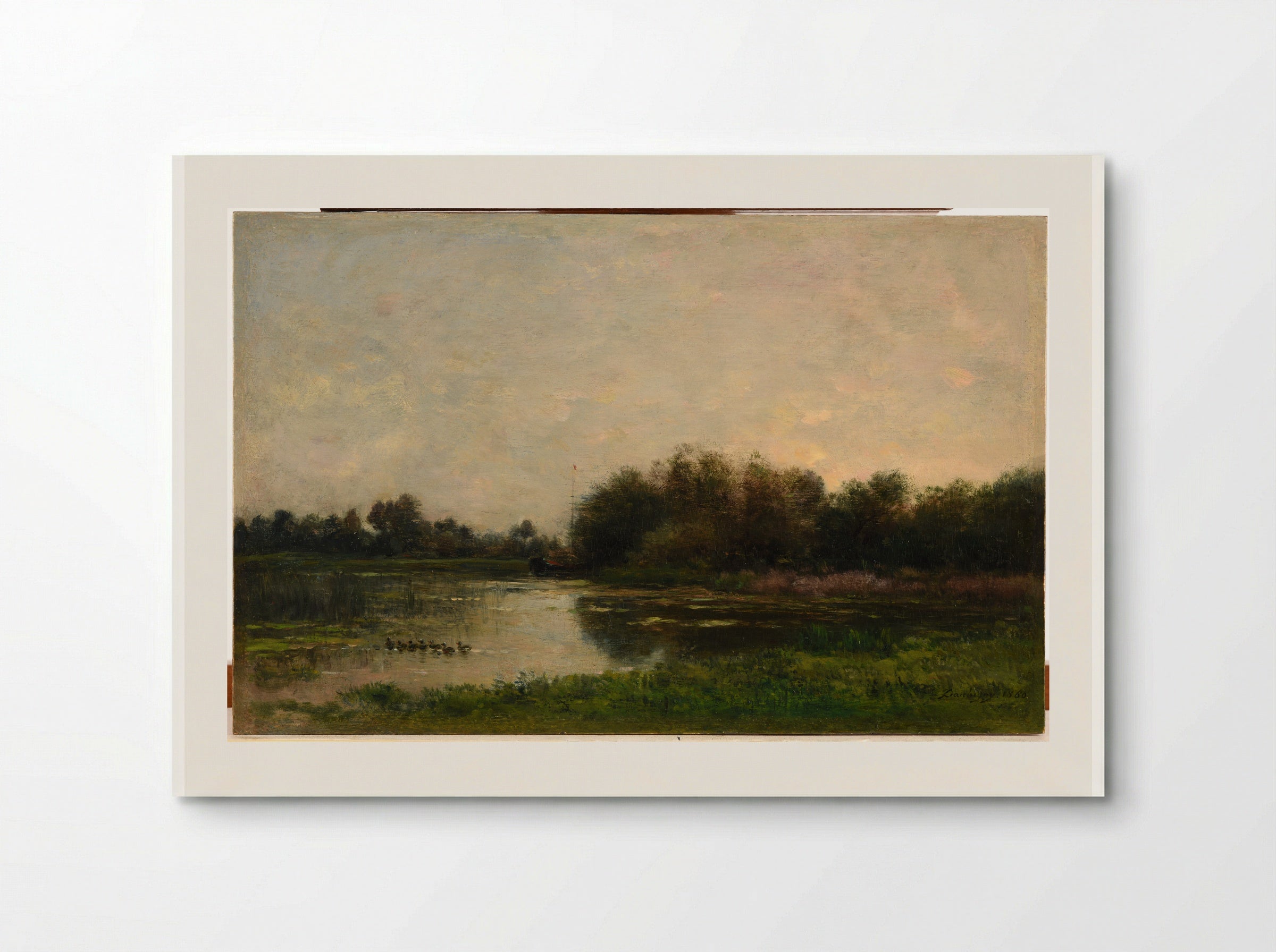 Banks of the Oise - Charles-Francois Daubigny - Poster