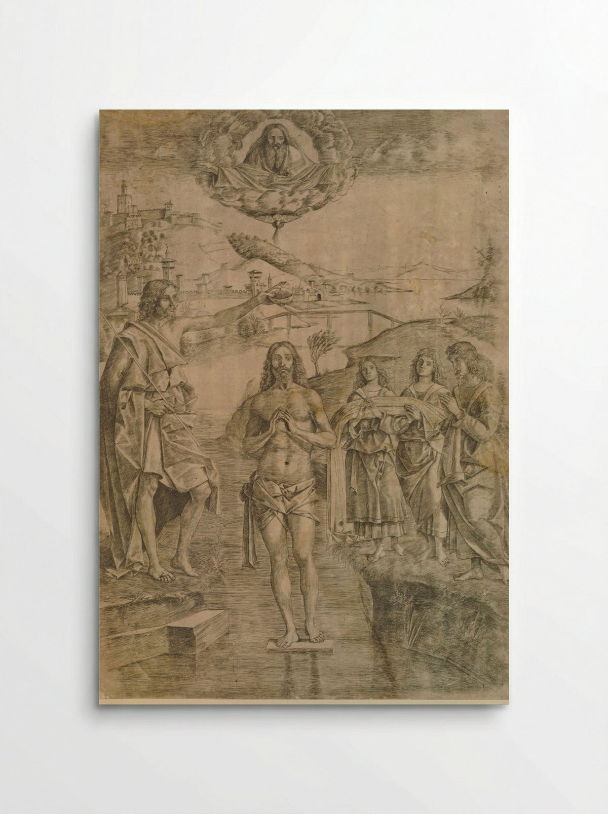 Baptism of Christ - Girolamo Mocetto - Poster