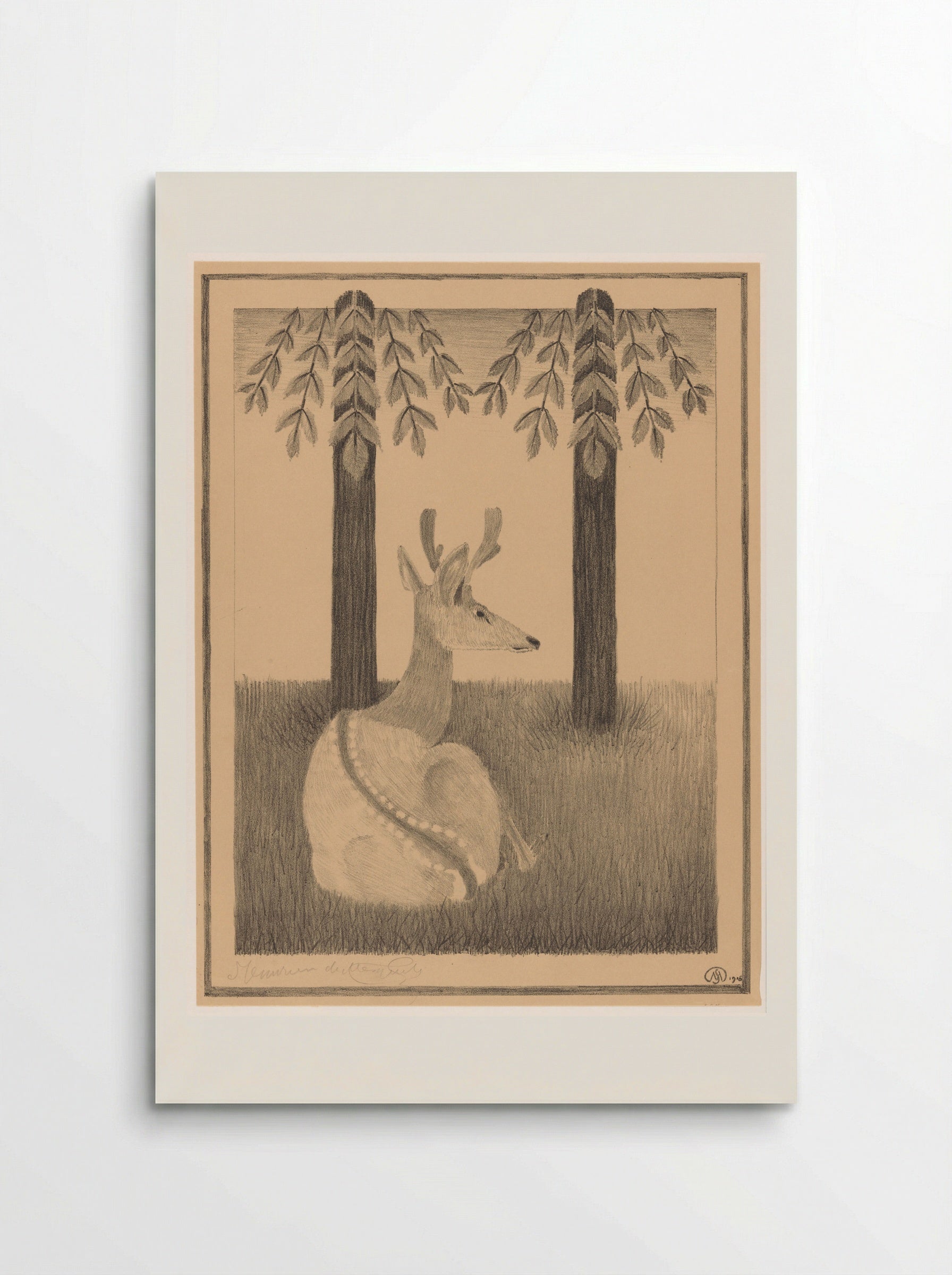 Barasingha Hert - Samuel Jessurun de Mesquita - Poster