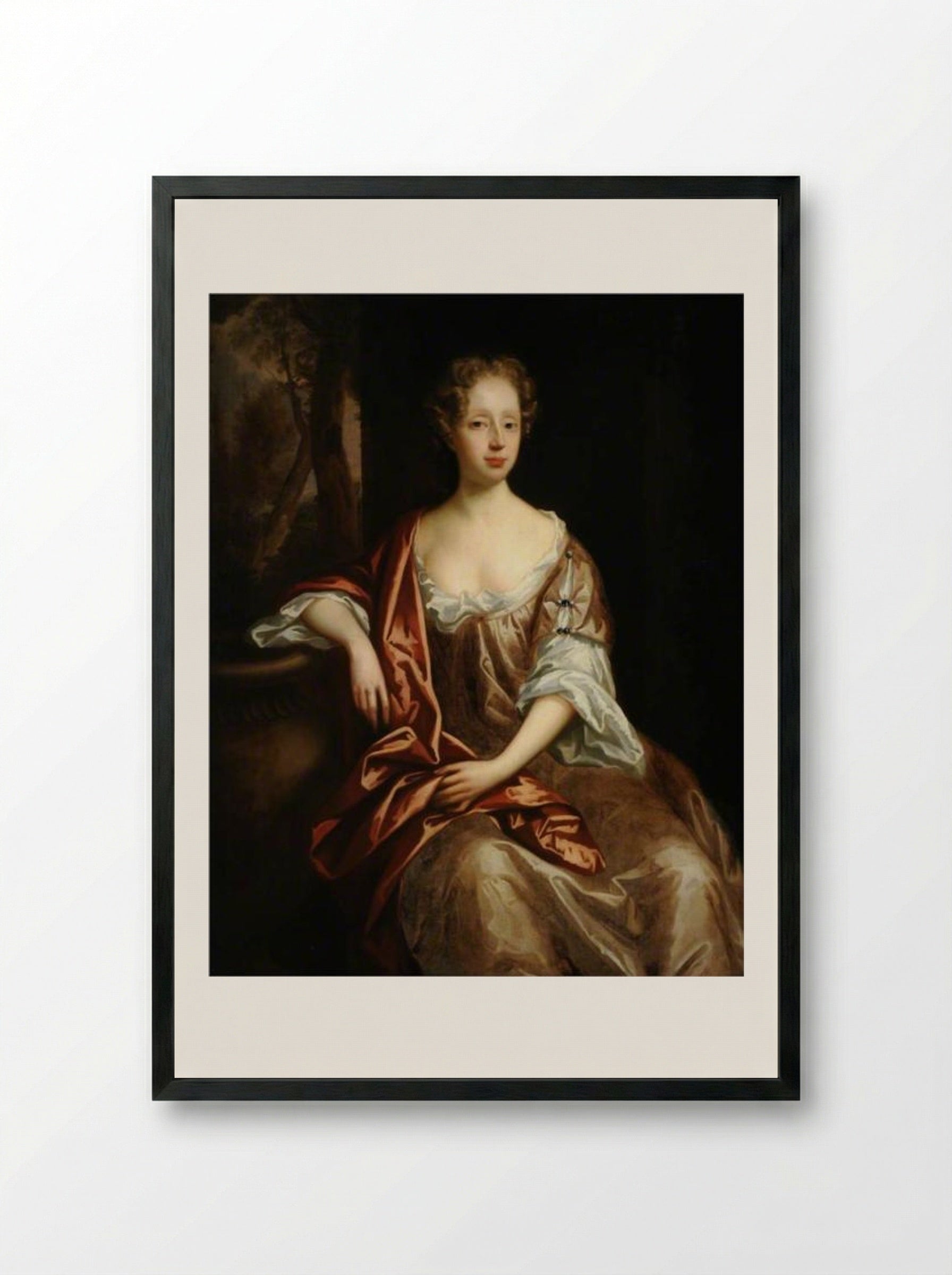 Barbara Bellasis - John Riley - Framed Print Black