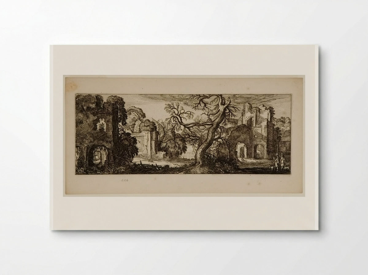 Bare Tree among Ruins - Jan van de Velde II - Poster