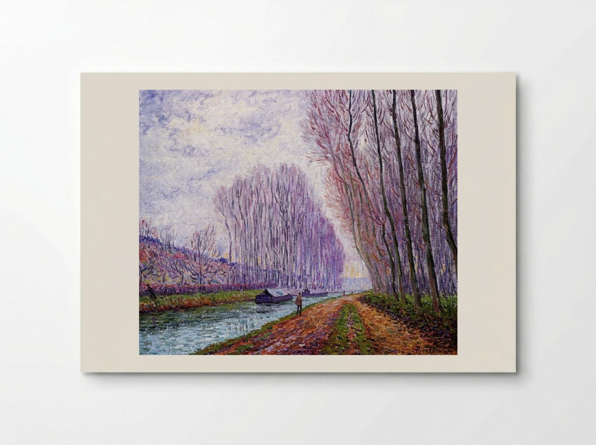 Barges on the Loing, Morning Effect - Francis Picabia - Poster