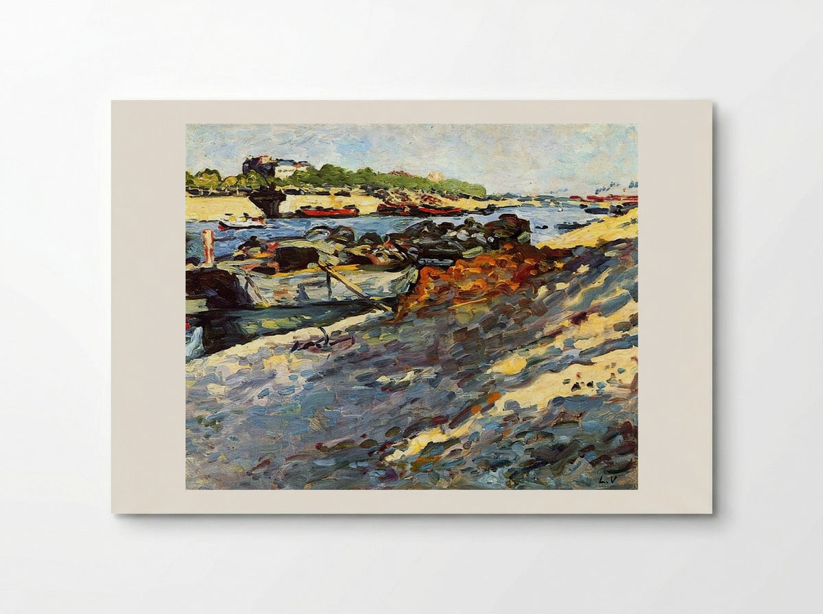 Barges on the Seine - Louis Valtat - Poster