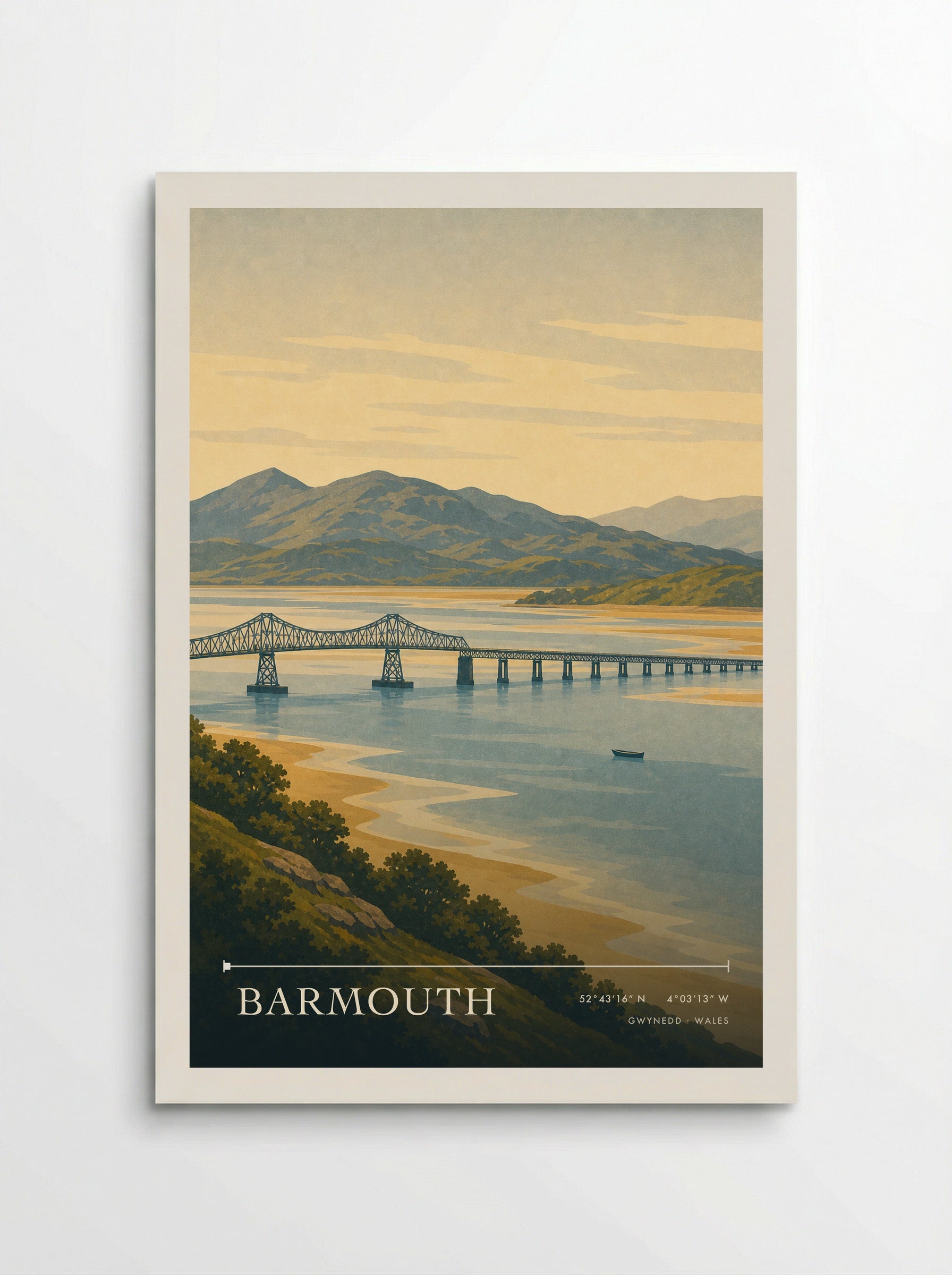 Barmouth Travel Poster Artwork - Poster