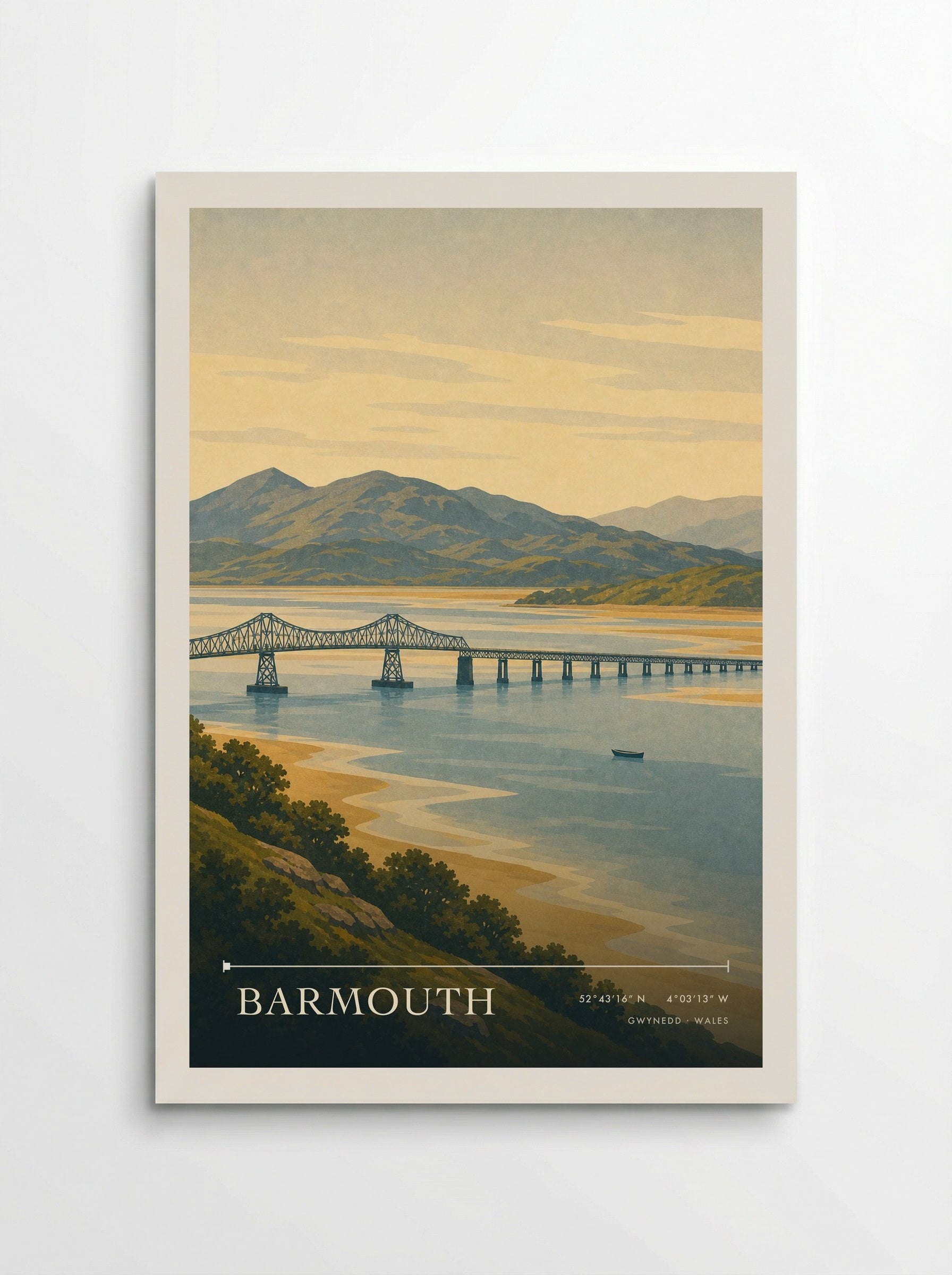 Barmouth Travel Poster Artwork - Poster