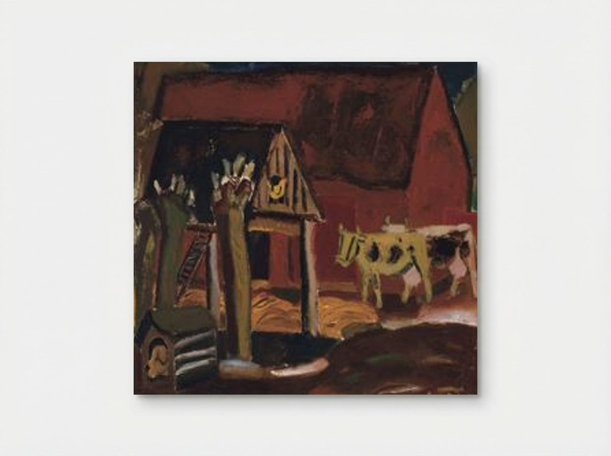 Barnyard with Herd - Gustave de Smet - Poster