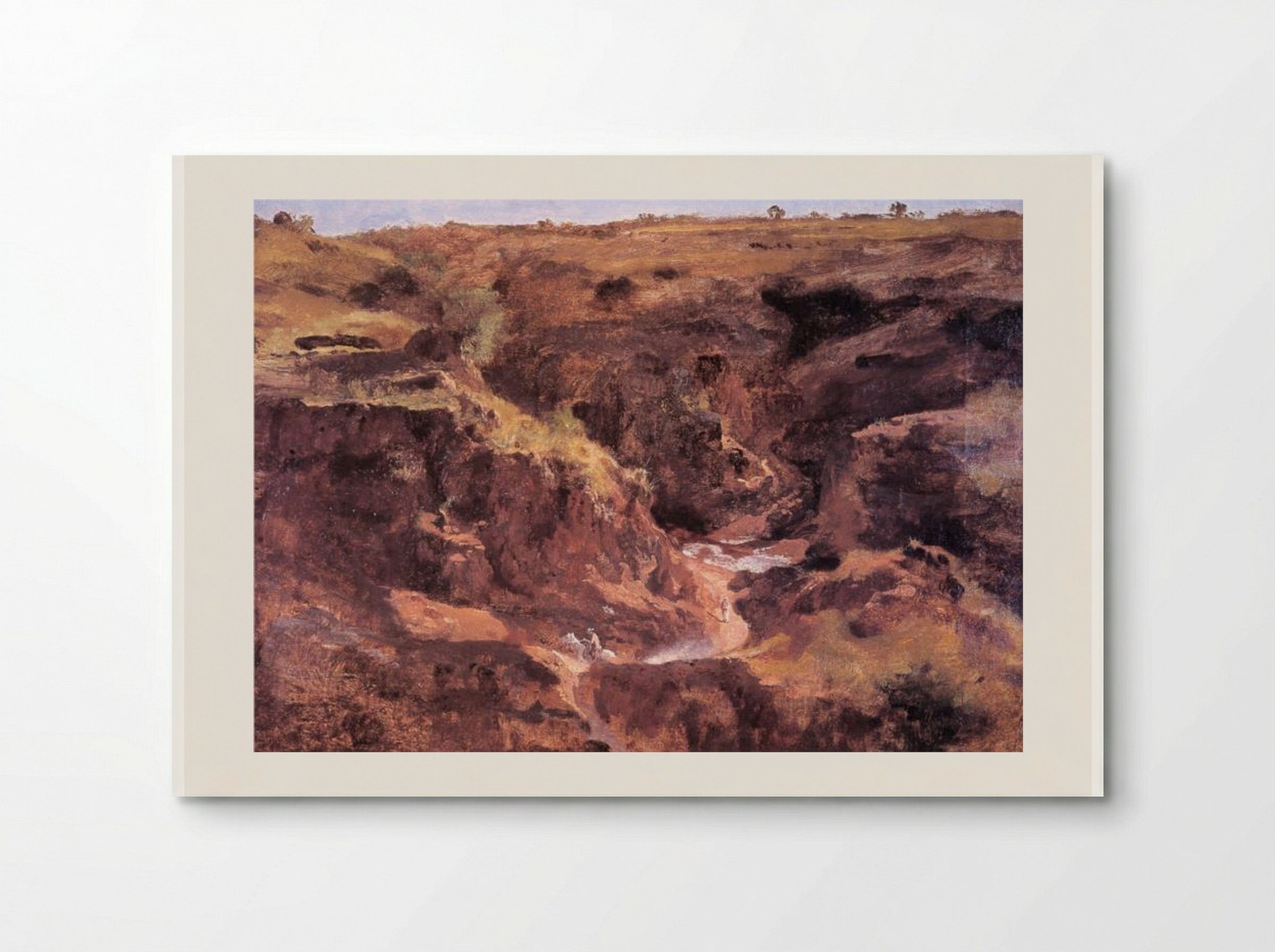 Barranca del Agua Santa - José María Velasco - Poster