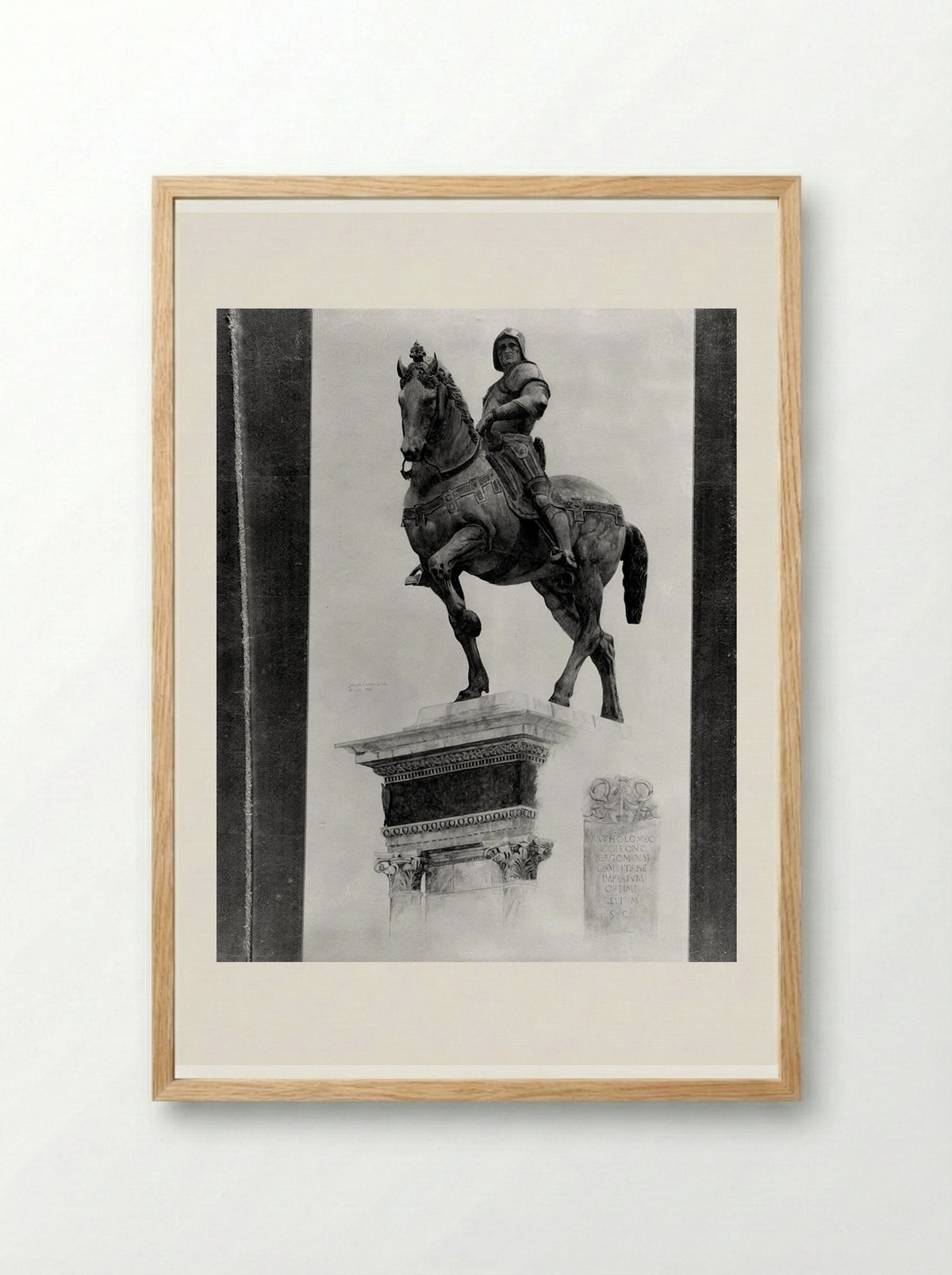Bartolomeo Colleoni, after Andrea del Verrocchio - Joseph Lindon Smith - Framed Print Wood