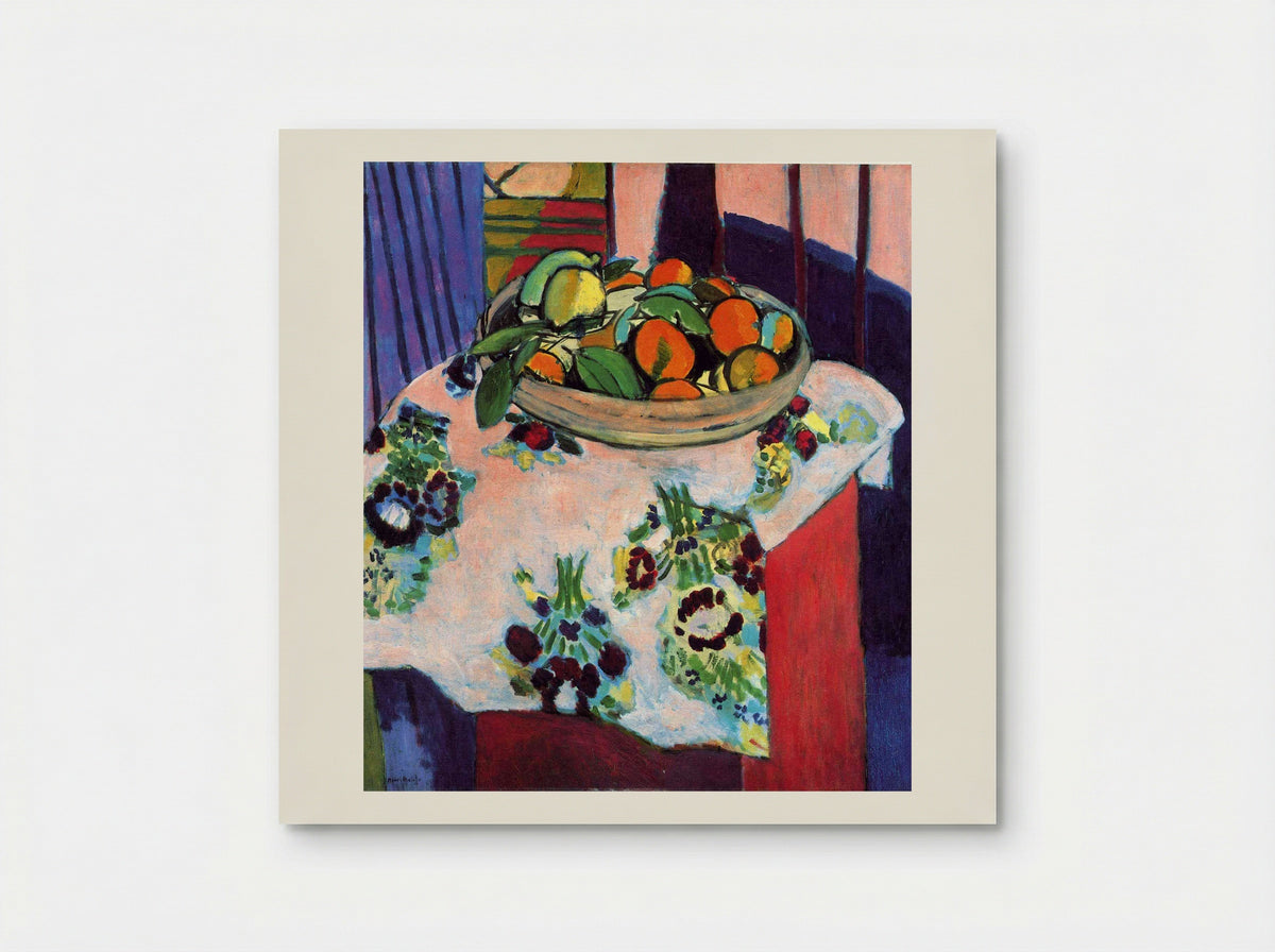 Basket with Oranges - Henri Matisse - Poster