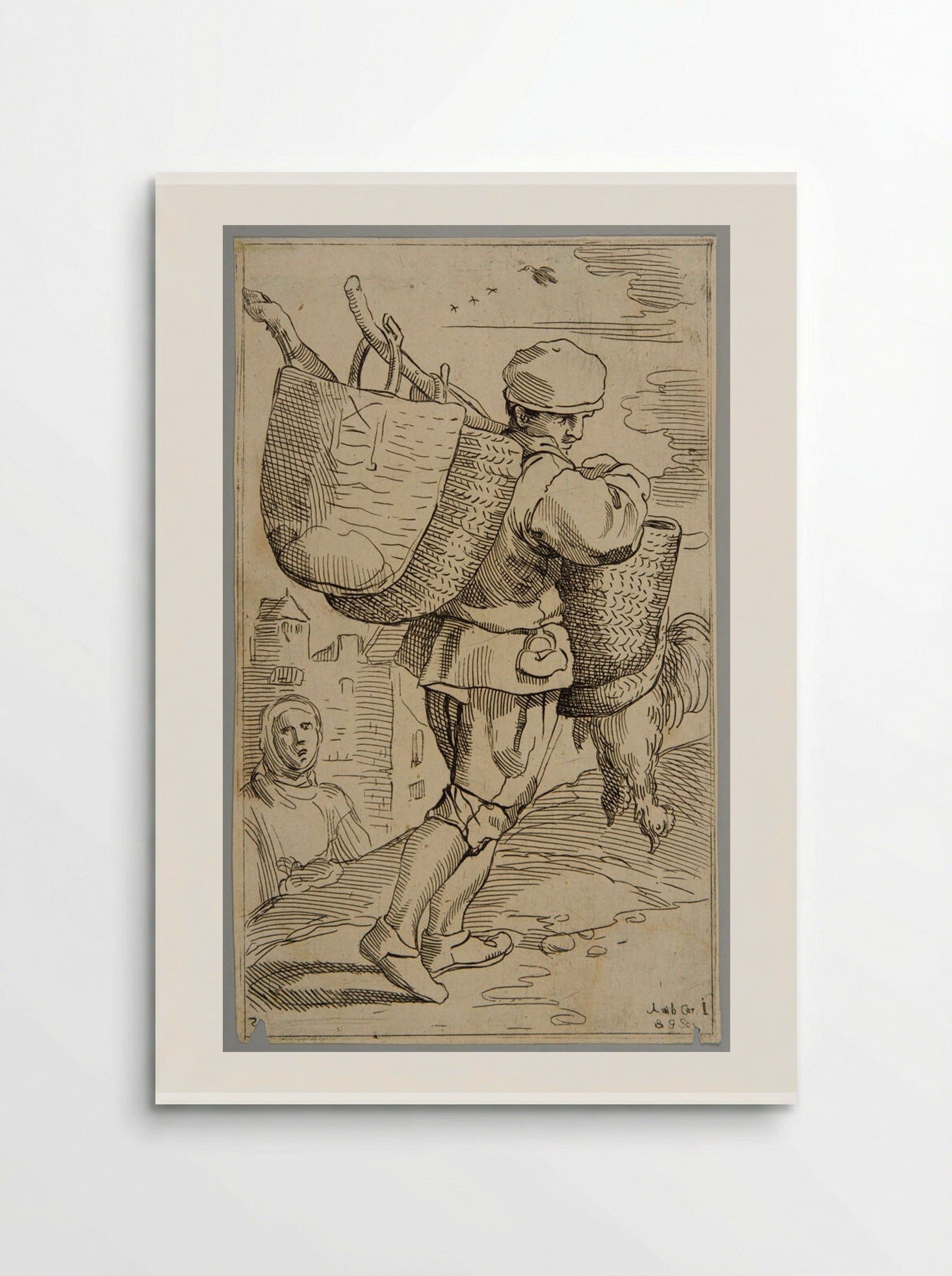 Baskets for Sale!, plate 22 - Simon Guillain - Poster