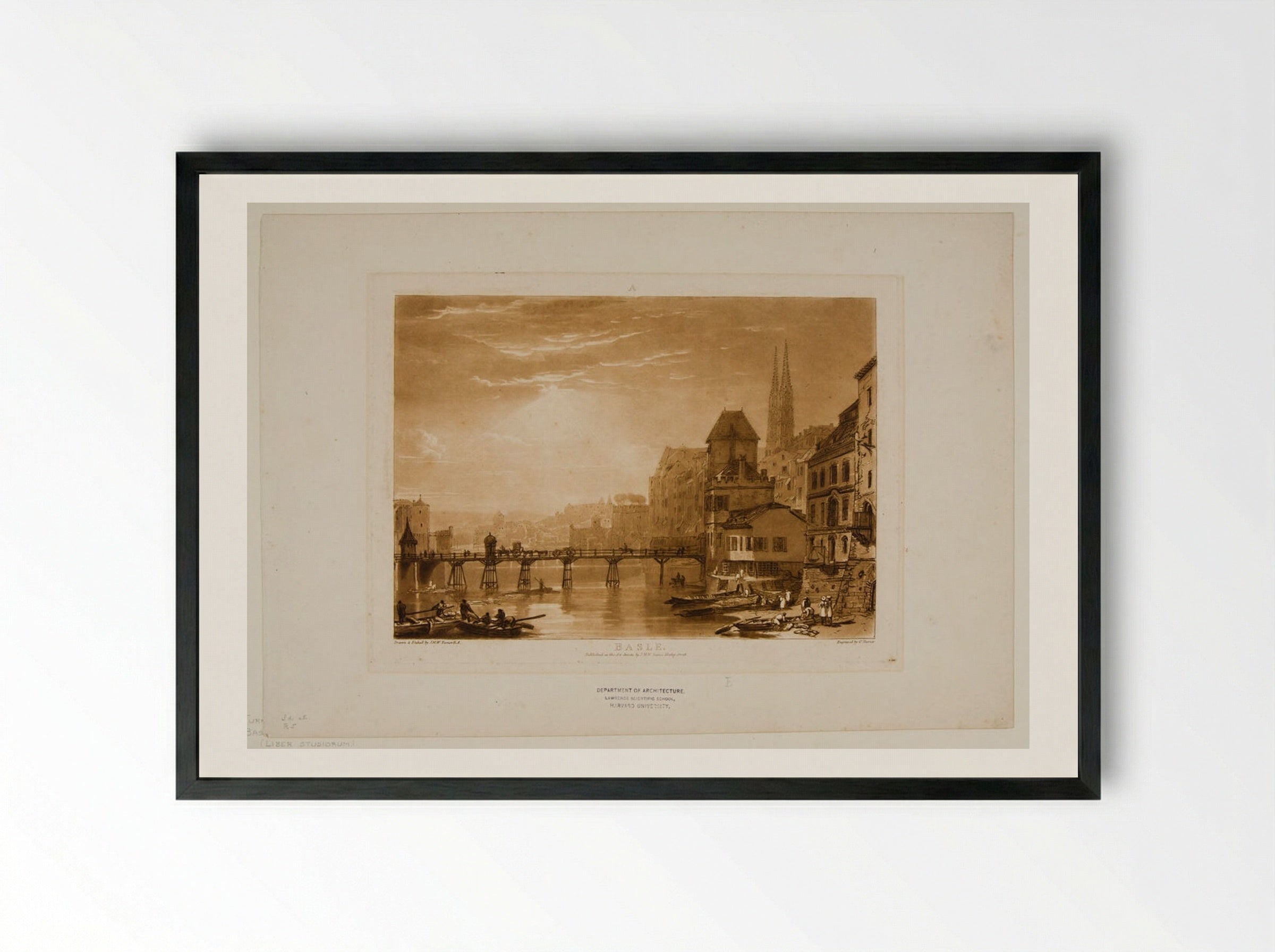 Basle - Charles Turner - Framed Print Black