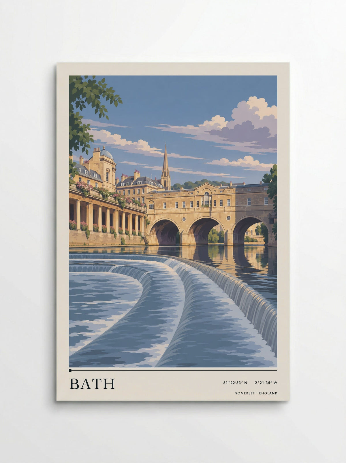 Bath, Somerset | Travel Poster - Poster