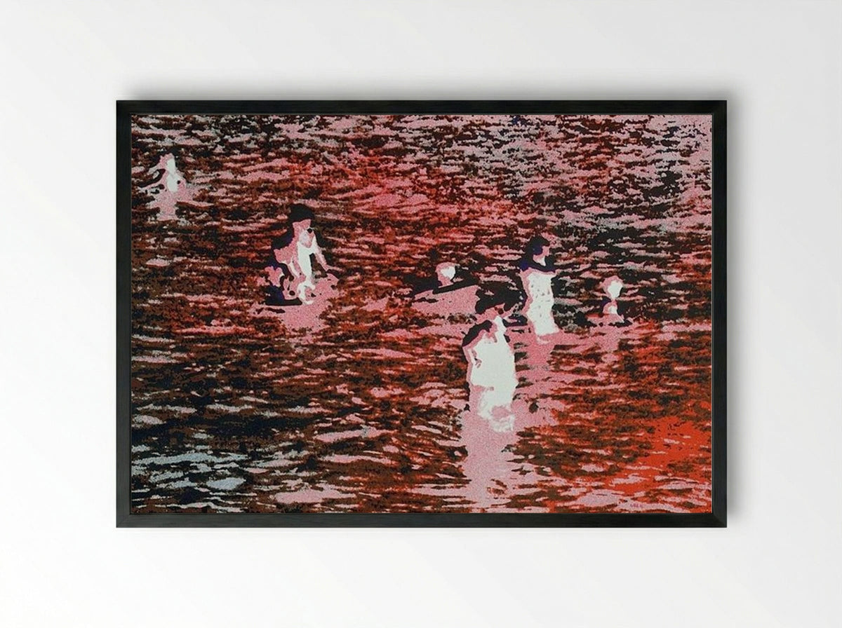 Bathers (A) - Richard Hamilton - Framed Print Black