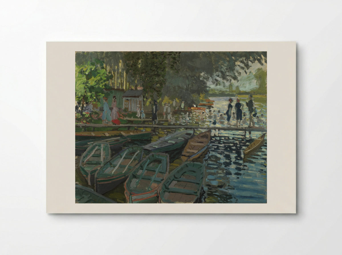 Bathers at La Grenouillère - Claude Monet - Poster