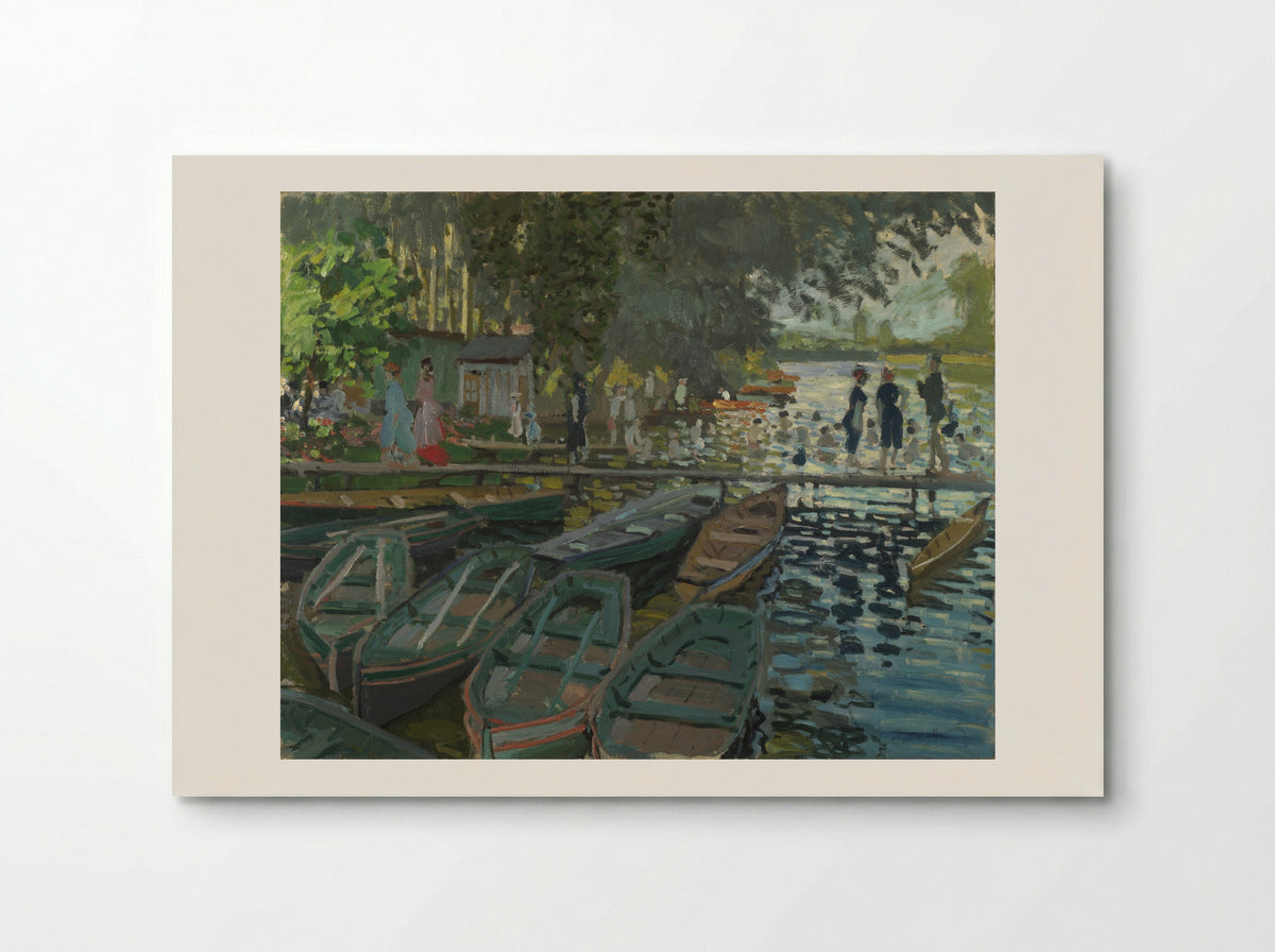 Bathers at La Grenouillère - Claude Monet - Poster