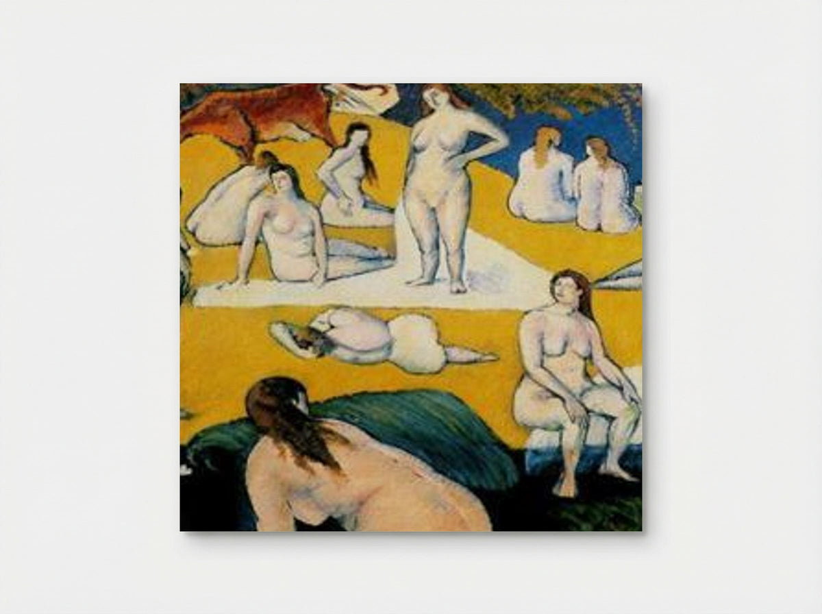 Bathers with Red Cow - Émile Bernard - Poster